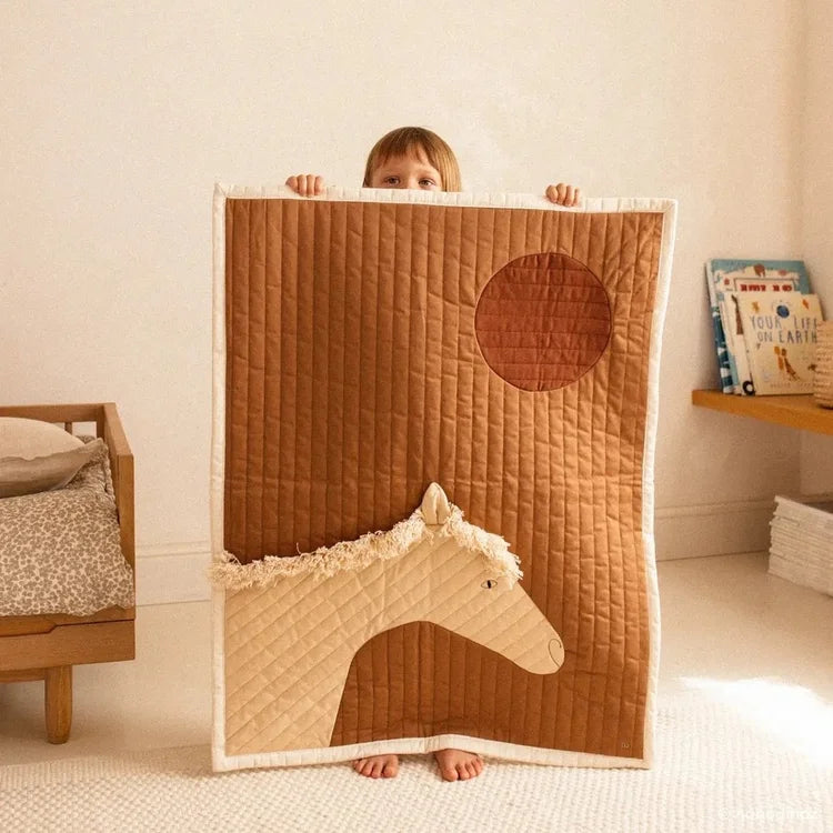 HORSE QUILTED BLANKET 