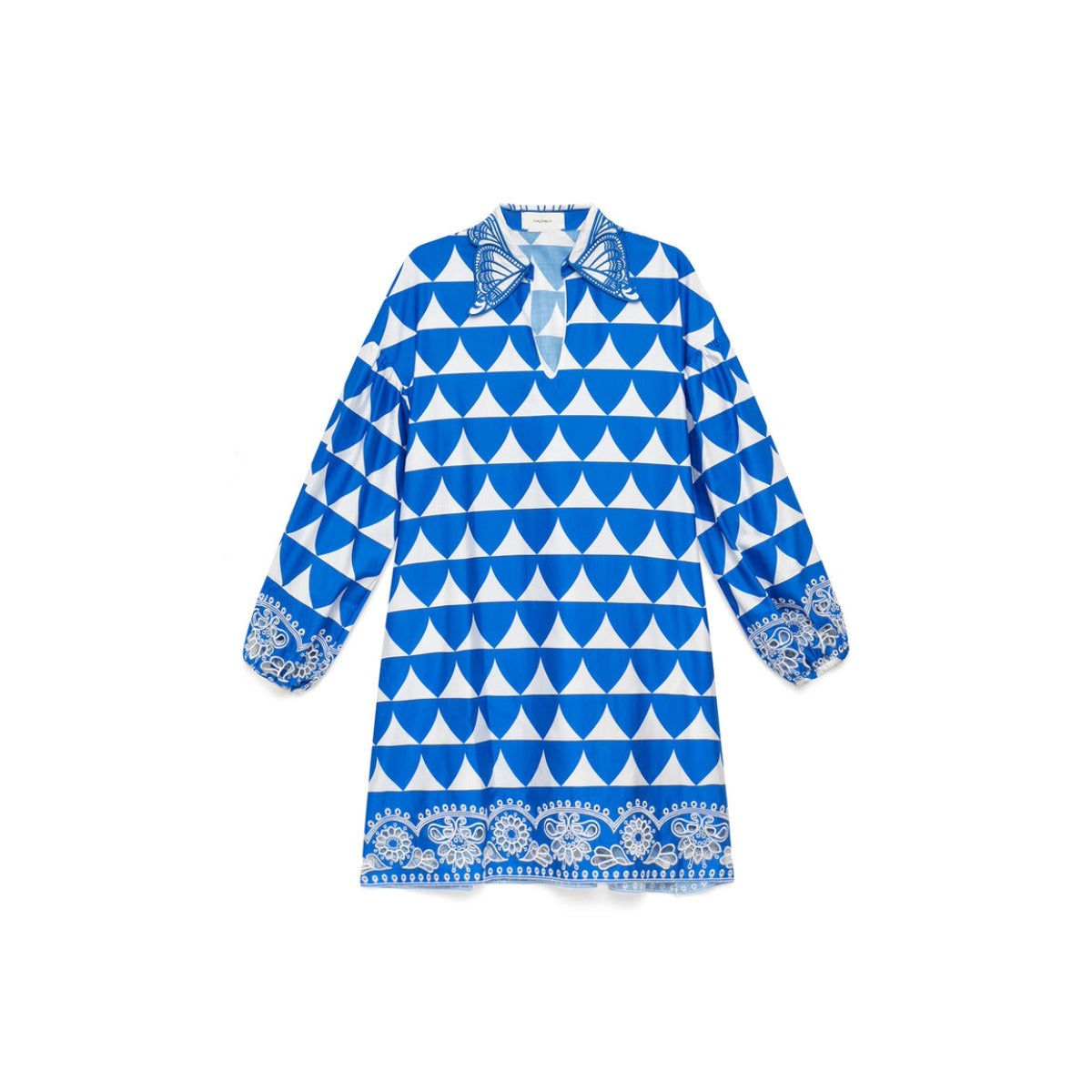 OPTICAL BRODERIE DRESS