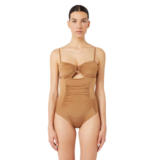 CURVED SWIMMING COSTUME