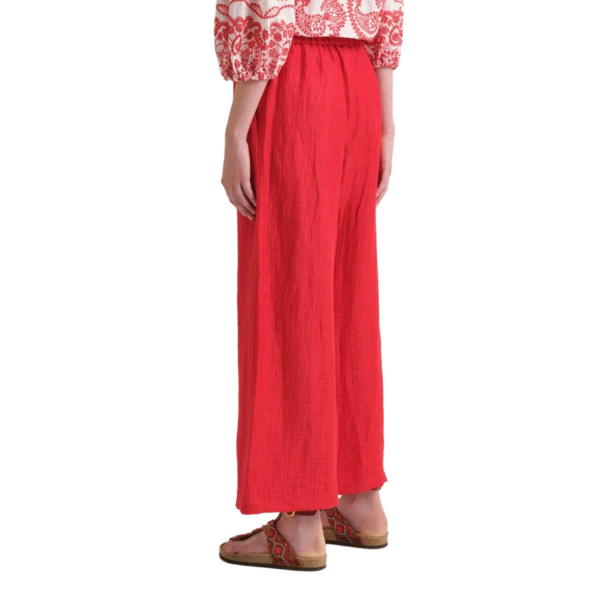 PANTALONE LINEN JACQUARD