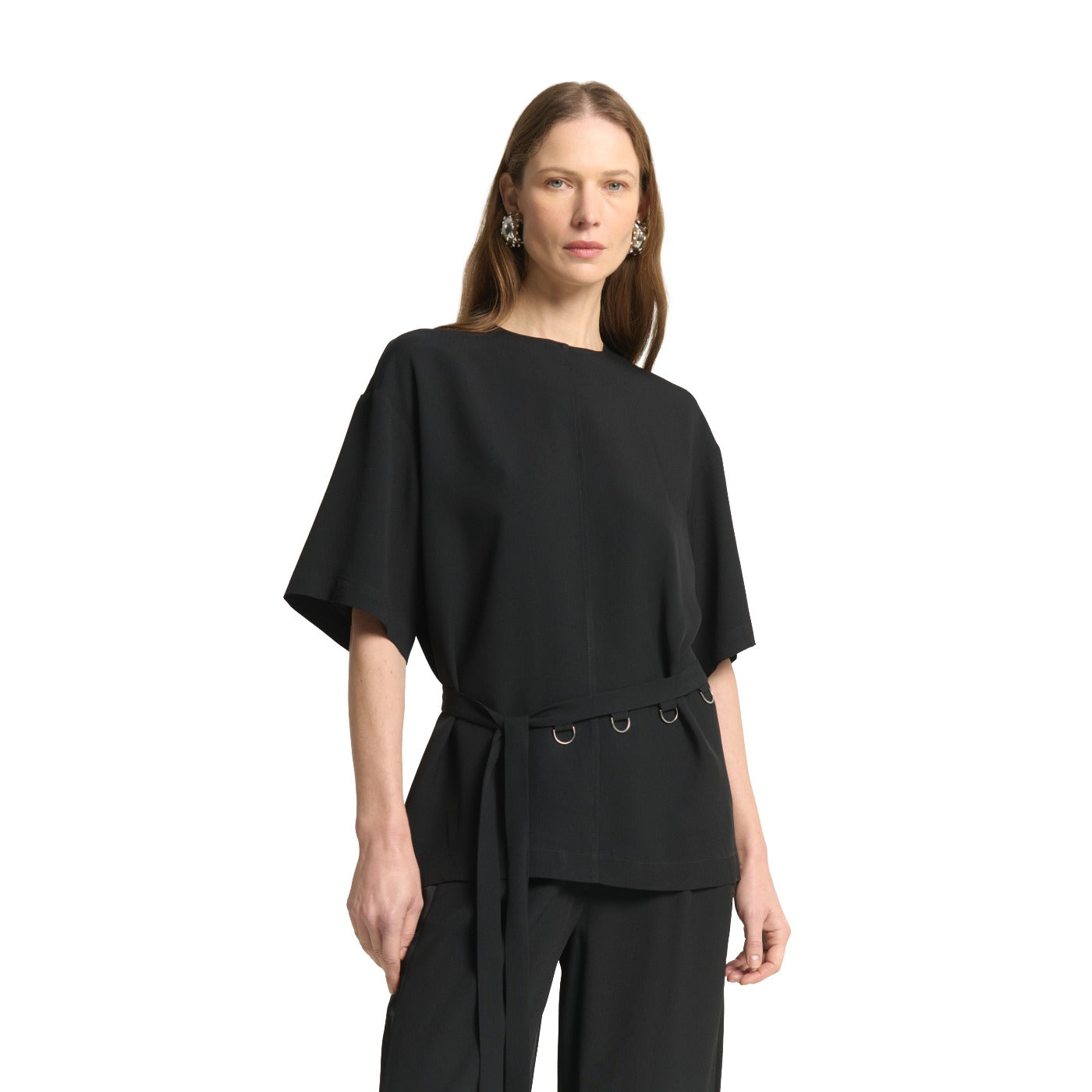 BLUSA MANICA CORTA C/CINTURA 4428