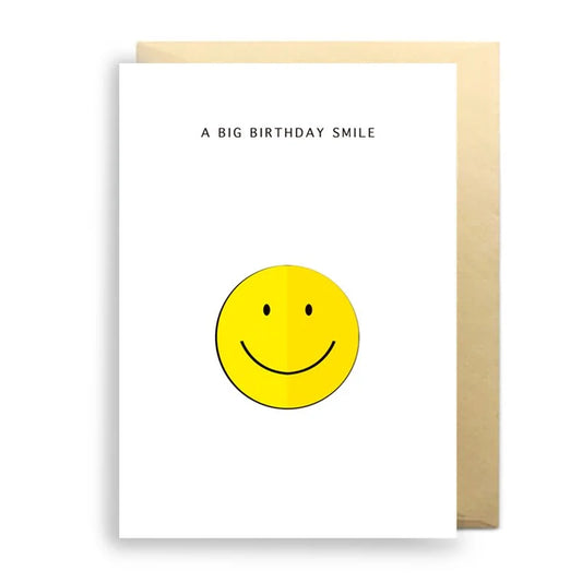 BIGLIETTO BIG BIRTHDAY SMILE